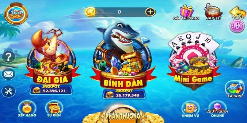 Trò chơi có nhiều cấp độ để khách hàng tham gia trải nghiệm